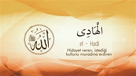 el hadi fazileti|El Hâdî Esmasının Anlamı, Fazileti ve Faydaları.